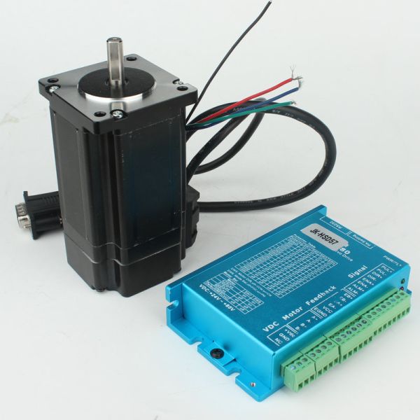 57mm Nema 23 Closed Loop Servo Motor With Encoder Feedback 2 Phase 4 Wire