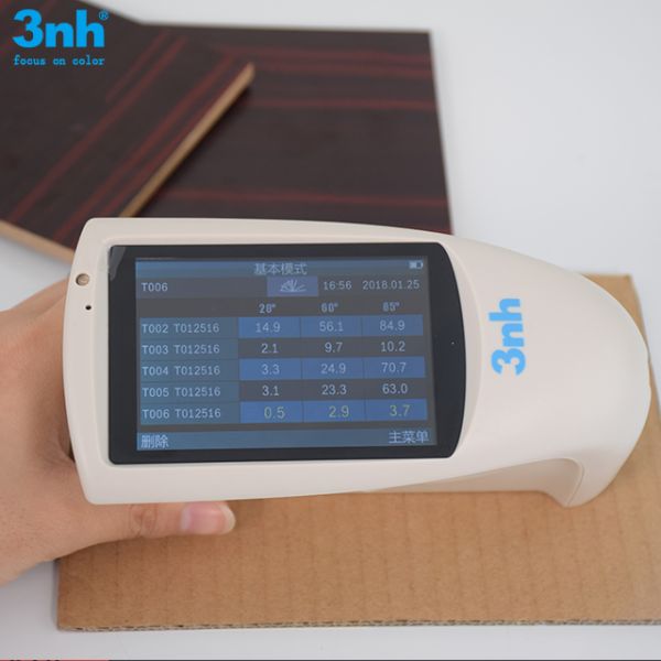 3nh Micro Tri Gloss Meter NHG268 20/60/85 Degree Touch Screen Glossmeter