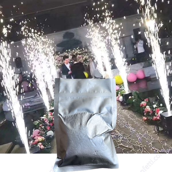 200g Cold Fireworks Smokeless Composite Titanium Ti Powder For Cold Spark Machine