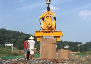 China Hydraulic Sheet Pile Excavator Mounted Vibro Hammer For Cranerough 300KW on sale