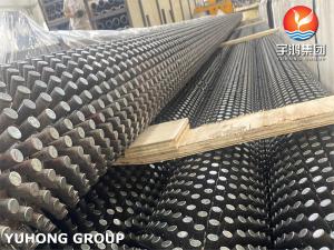 China ASTM A213 T9 Alloy Steel Seamless Stud Fin Tube Customized Size on sale