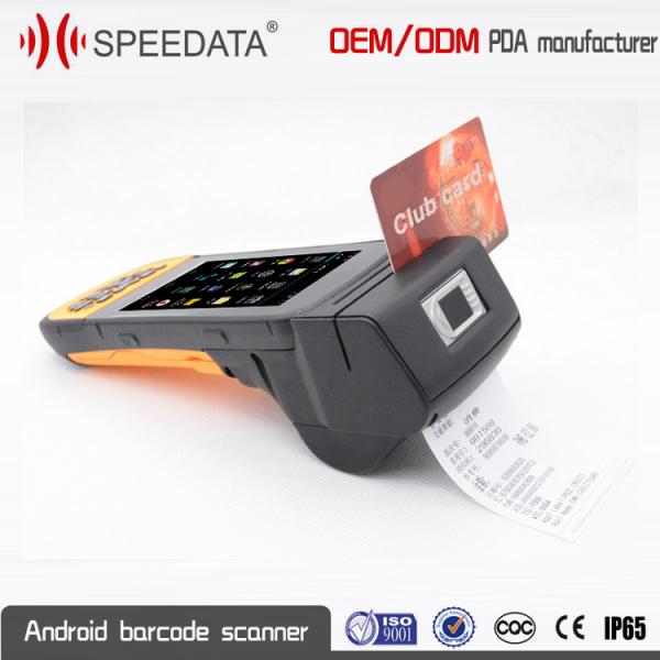 Quality Magnetic Card Rugged Industrial Pda Android OS 5.1 1gb Ram 8gb Rom Vip Card Reader for sale