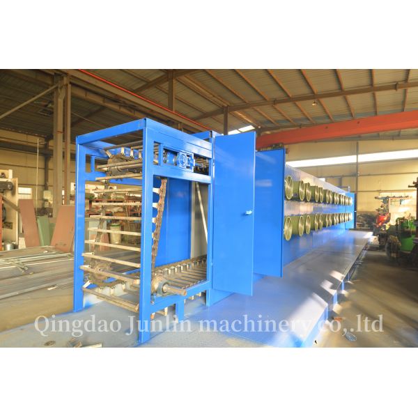 Floor Type Hanging Rod Rubber Batch Off Cooler With Adjustable Speed