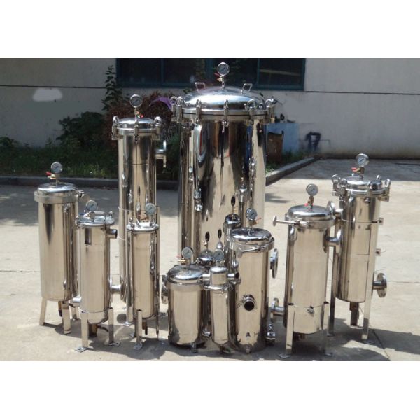 High flow ，Customisable Industrial 304 Stainless Steel 10 Inch Cartridge Filter Housing