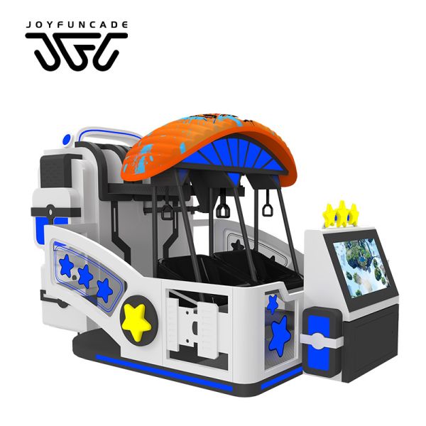 2 Player VR Paraglider Simulator showing dual seating configuration