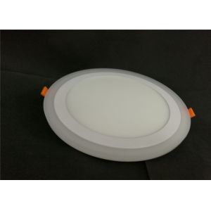 Indoor Led Recessed Lighting Panel IP40 18W + 6W Recessed Round 60Hz AC85-265V