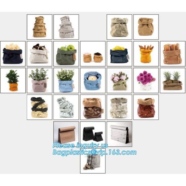 Eco-friendly Waterproof Tear Resistant Recyclable Dupont Tyvek Kraft Paper Storage Fabric Material for Laundry Bag