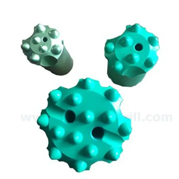 7 Degree Rock Drill Tapered Button Bit High Strength