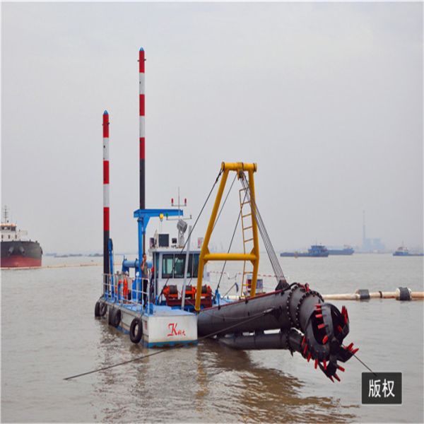 Small Diesel Cutter Suction River Sand Dredger 10m Depth with 1 Stage Cutter Head