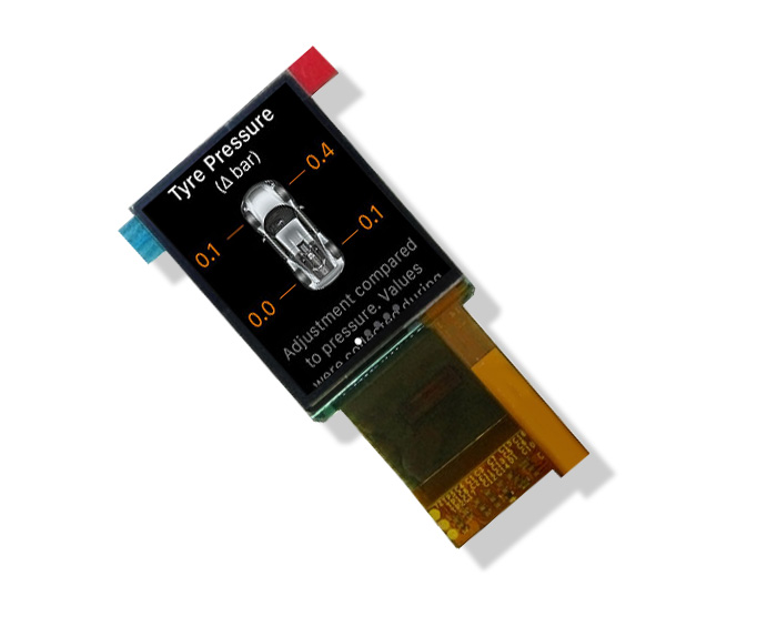 1.45 Inch AMOLED Display Panel 270*340 Dots All View Angle MIPI Interface Driving IC RM67162