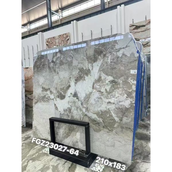 Albania Camouflage White and Brown Marble Natural Luxury Stone for Feature Walls and Luxury Flooring Applications