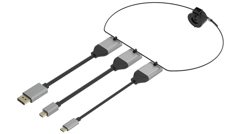 MT-0308C Adapter Ring For USB C Male To HDMI Female 4K 60Hz