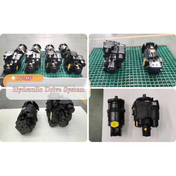 hpv90 hydrostatic transmission Harvester Hydraulic Drive System With Axial Piston Pump Structure