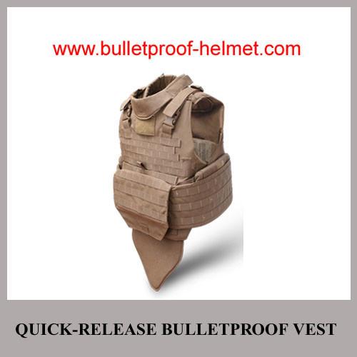 Quality Wholesale Cheap China NIJ Quick Relase Full Protection Police Bulletproof Jacket for sale