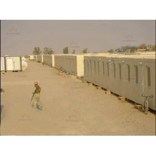 Pre Built Portable Container House Army Flatpack Accommodation