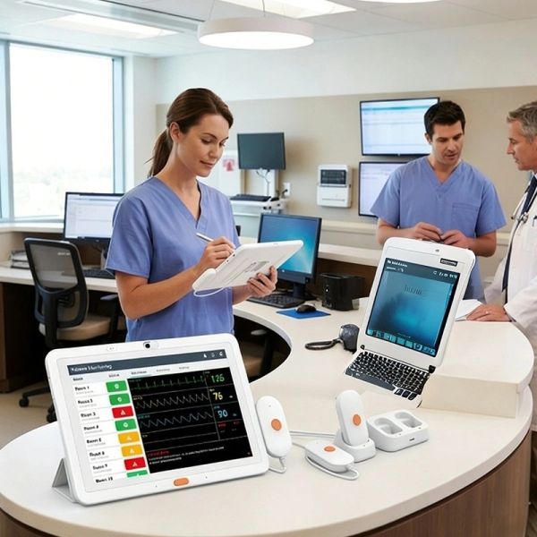 Medical Touch Screen Tablet for Hospital Bedside Information and Nurse Call System