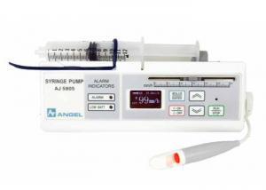 China Medical Portable Single - Use Syringe Pump Infusion Rate 1~99mm / hr Using 3 AA Batteries on sale