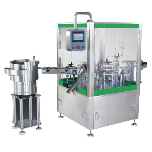 Siemens Touch Screen 100ml Automatic 4-Head Capping Filling Machine for Men Perfume