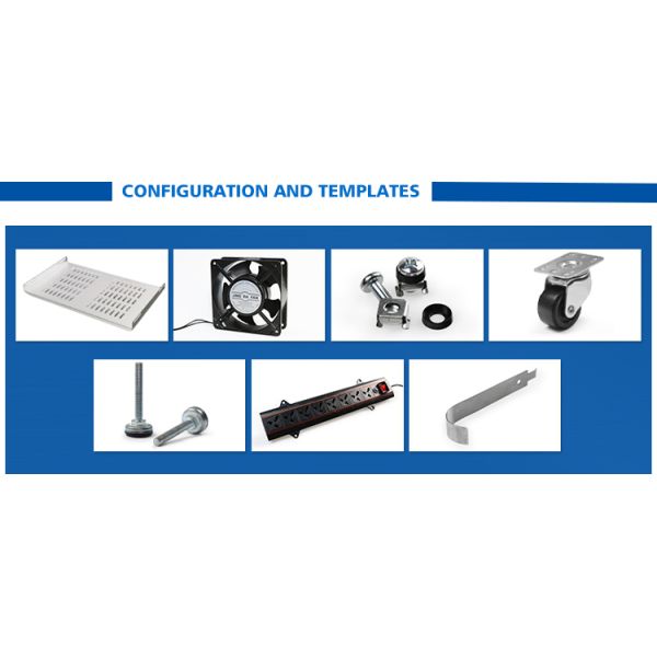 OEM 100kg 600mm Width 15u Server Rack Cabinet