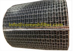 China Stainless Steel Weave Flat Wire  Comb Honeycomb Conveyor Belt for Washing Drying Bakery Oven,carbon steel on sale