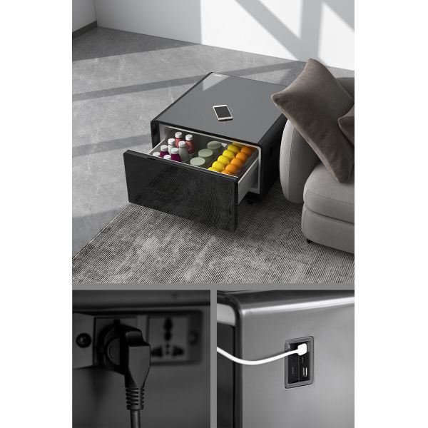Wireless Charging Feature in Mini Refrigerated Cabinets for Small Household Appliances