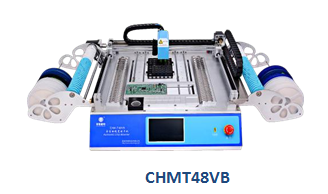 Mini Desktop SMT P&P Machine CHM-T48VB+Reflow Oven CHMRO-420+Stencil Printer CHM-T3040 small PCB making assembly line