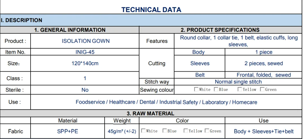 Durable Disposable Ppe Gowns , Breathable Disposable Coveralls Provides Cleanliness