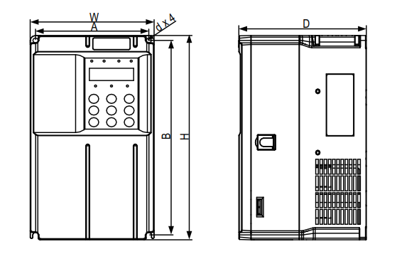MD500 Series Vector Control VFD Inverter General Purpose Industrial AC Drive
