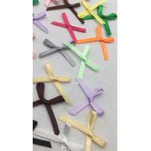 Wholesale Hand tied bow 0.3cm with satin ribbon hand-wound bow knot handmade DIY bow flower from china suppliers
