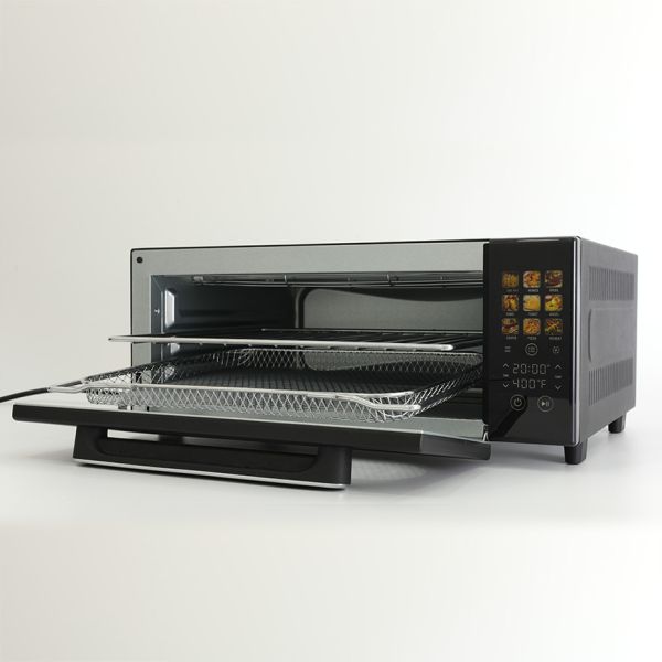 1800W 9 Preset Menus Countertop Oven With Air Fryer 15L 18L