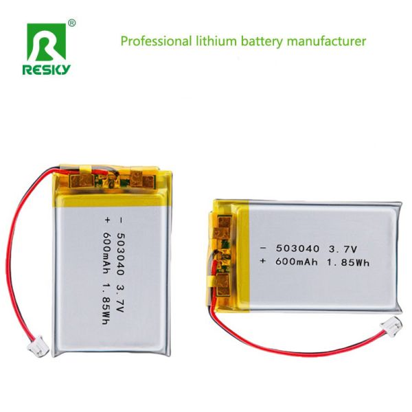 Lithium Polymer Battery Cell 503040 600mAh 3.7V 7.4V 2.22wh For Portable Beauty Device
