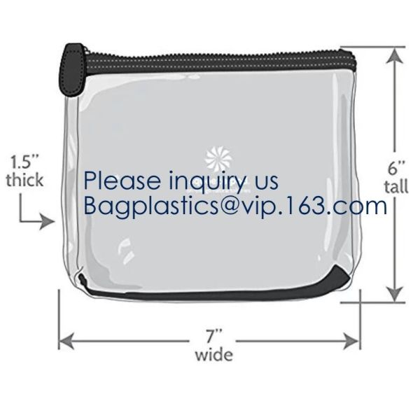 Wholesale Travel Transparent Bag Promotion Gift Cosmetic Bag Clear EVA Makeup Pouch,PVC/EVA cosmetic bag, PVC wine bag,