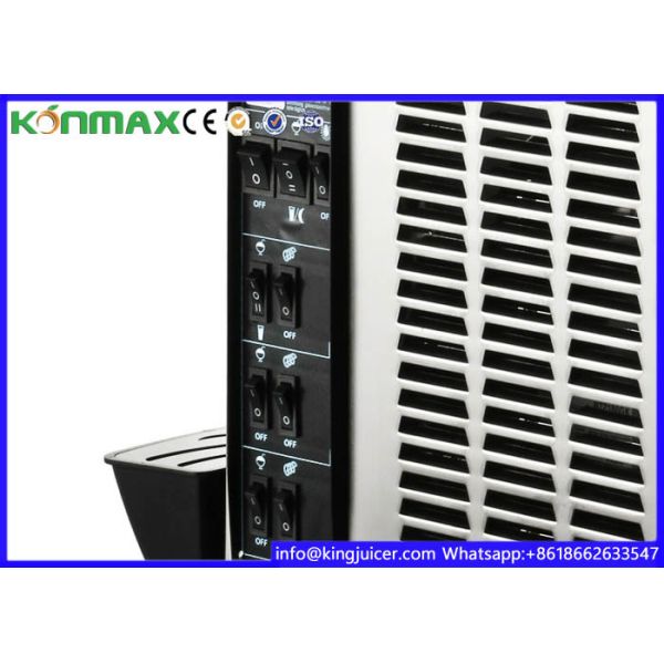 Mall Commercial Grade Ice Slush Machine Snow Melt Making With Two Tanks