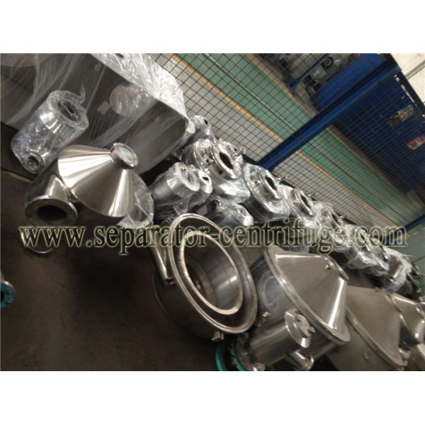 Industrial Juice Extractor Disc Stack Centrifuge For Milk Production / Impurities