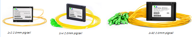 Single Mode Fiber PLC Splitter-ABS Cassette type G657A1 Fiber PLC Splitter-ABS Cassette type