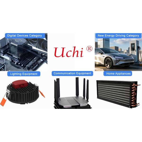 CNC-machined Square Copper Fin Cold Forged Heat Sink For CPU