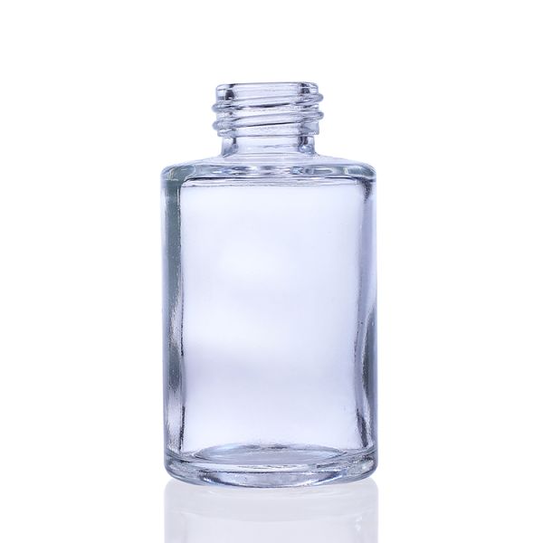 Empty Black Pump Lotion Bottle Liquid Foundation Packaging Glass Bottle F034