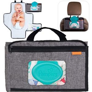 China Reusable Baby Wet Bag Front Wipe Pocket Head Cushion Hugh Space For Essentials on sale