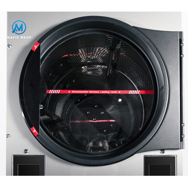 Stack Washer Dryer 15kg 20kg Double Dryer Gas Electric Heating Hotel Laundromat Washing Machines and Drying Machines