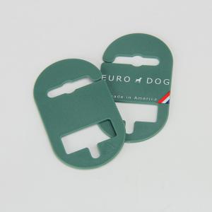 China OEM ODM Green PP Dog Harness Hanger 4.8cmx8.8cm on sale