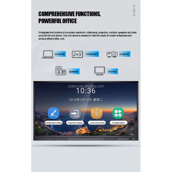 Large Size All-in-One Educational Interactive Digital Electronic Whiteboard Smart Board PC