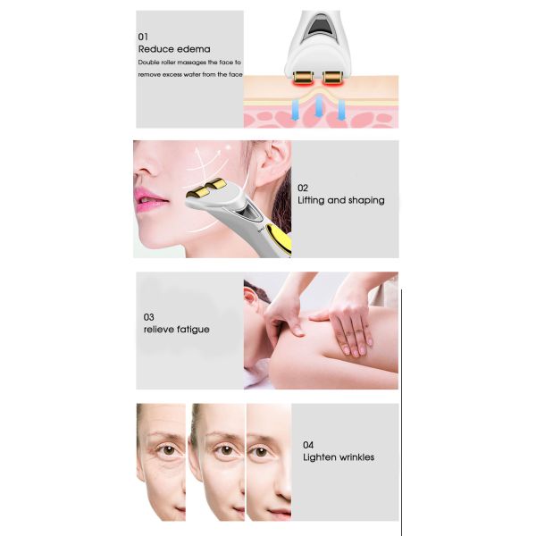 Bio Wave EMS Microcurrent Facial Toning Device Collagen Stimulation Regeneration