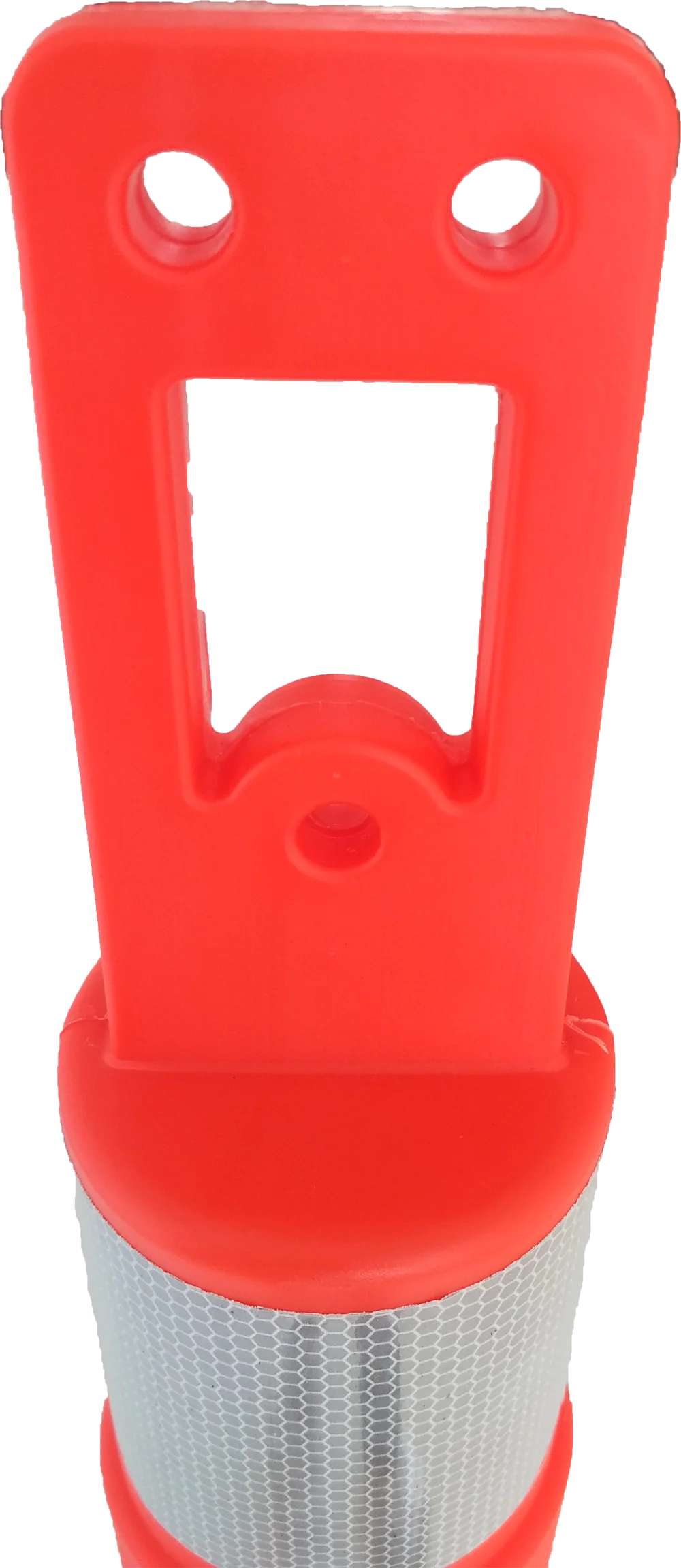Warning Spring Post 1070mm Orange Flexible Traffic Bollard Reflective Road 6.8kg Delineator Post for road construction diviner