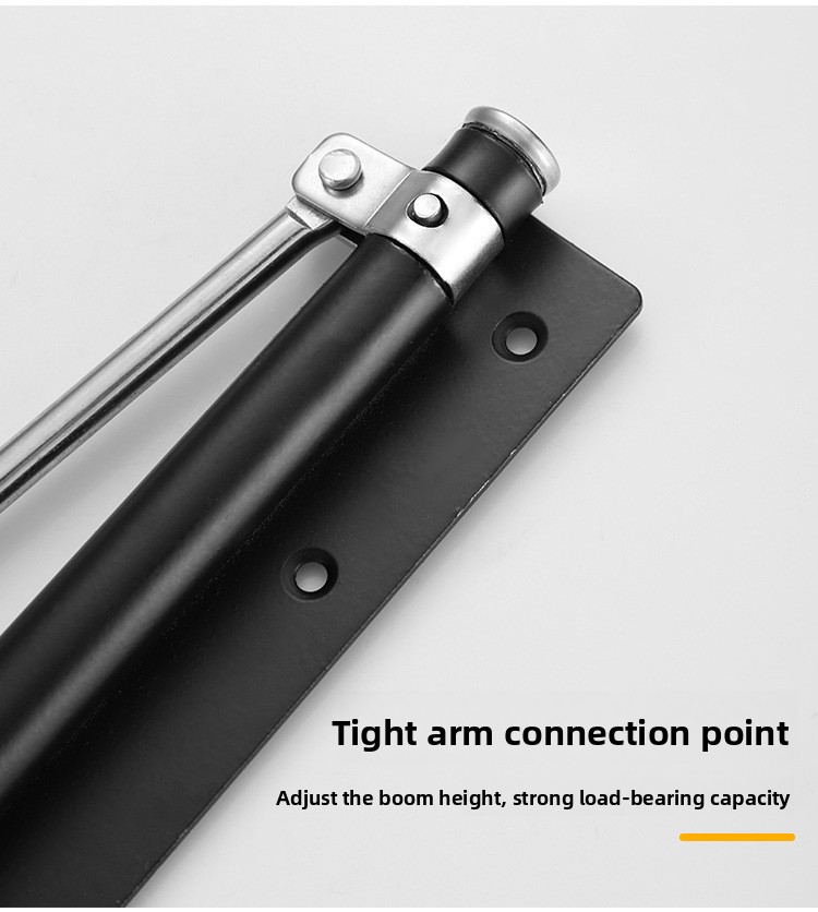 Modern Design Lightweight Stainless Steel Automatic Door Closer Adjustable Speed 180 Opening Invisible Door Spring Bathroom