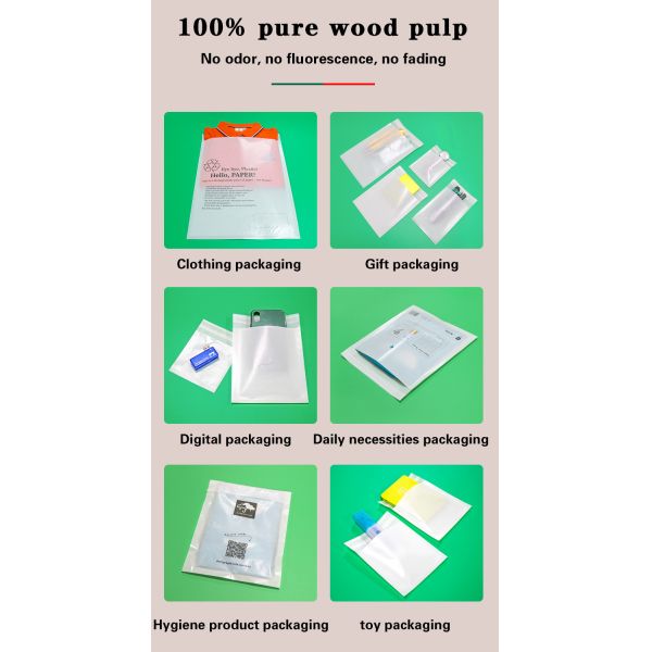 High Transparency 100% Biodegradable Customizable Glassine Paper Bags for Eco-Friendly Packaging
