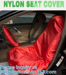 Wholesale Reusable Cars Accessories,  Nylon Car Seat Covers, Universal For Car Shops, Steering Wheel Cover Fabric from china suppliers