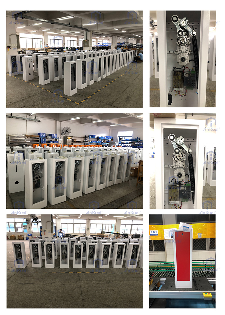 Smart Automatic Boom Barrier Gate with 24V Brushless DC Motor for Office Building Parking Management System
