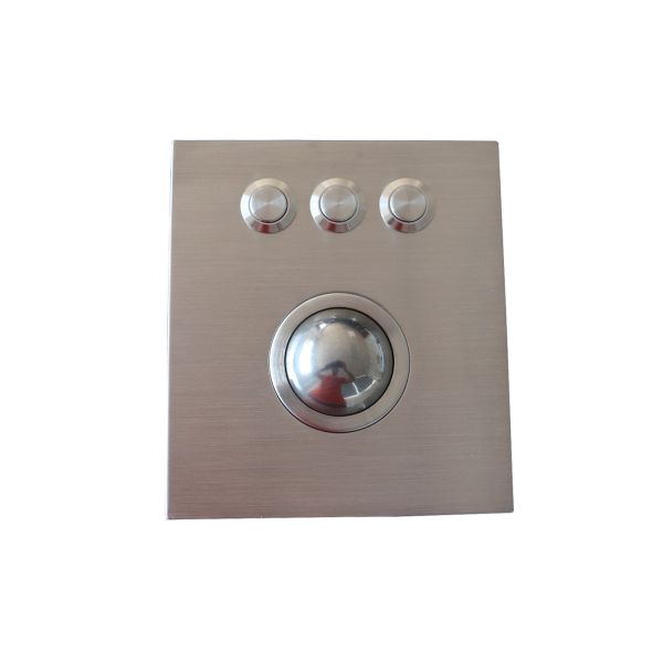 Ruggedized 38mm Optical Trackball Pointing Device Panel Mount OTB
