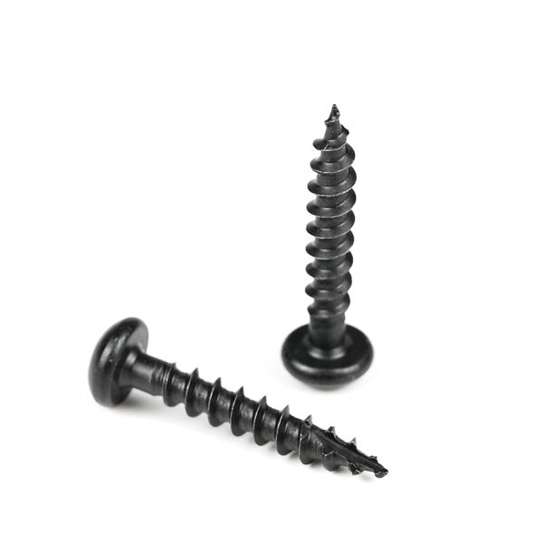 Timber Construction Coated Deck Ground Screw with Stainless Steel Black Chipboard Screws