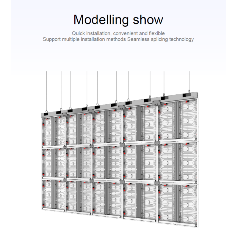 P4.44/P5.71/P6.66/P8/P10 Fixed Installation Series 960*960mm 480*320 Standard Module With Profile Aluminium Cabinet